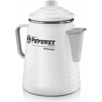 Petromax Feuerstelle Petromax Tee-/Kaffee-Perkolator weiß für 9 Tassen Kaffeekanne Stahl