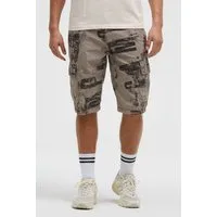 CAMP DAVID Shorts mit All Over Print