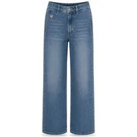 Freeman T. Porter Weite Jeans Rosalia Jeans - Barrel Fit High Waist Used Look - Jeans Damen