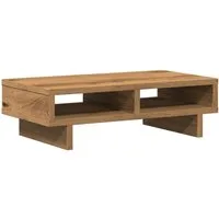 vidaXL Monitorständer Monitorständer Artisan-Eiche 50x27x15 cm Holzwerkstoff