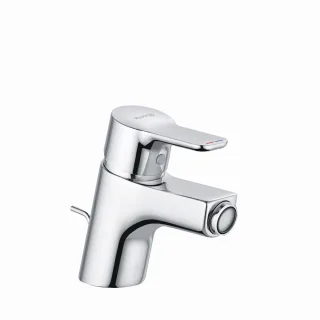 Kludi PURE & EASY Bidet-EHM Wasserspararmatur m. Metallablaufg. chro, 375330565 375330565