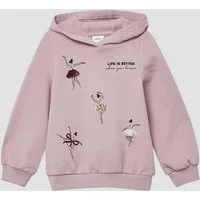 s.Oliver Sweatshirt Sweatshirt Kuscheliger Hoodie mit Artwork