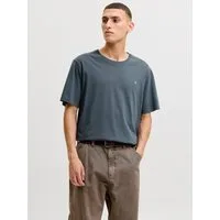 Jack & Jones Rundhalsshirt JJEPAULOS TEE SS CREW NECK NOOS Baumwollmischung, regular fit