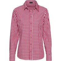 Luis Steindl Trachtenbluse Bluse in Vichykaro-Muster