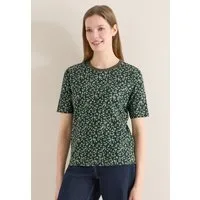 CECIL Rundhalsshirt Rundhalsausschnitt