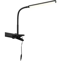 Reality Leuchten LED Klemmleuchte NEVADA, 5W 600 Lumen CCT 3000-4000-5000K wamweiß-kaltweiß, Dimmfunktion, Ein-/Ausschalter, Memoryfunktion, LED fest integriert, Farbwechsler, warmweiß - kaltweiß, Lichtfarbe einstellbar dimmbar per Sensordimmer schwe