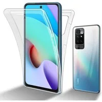 Cadorabo Handyhülle für Xiaomi RedMi 10 Hülle Xiaomi RedMi 10, Flexible Case Handy Schutzhülle - Hülle - Back Cover 360° Grad