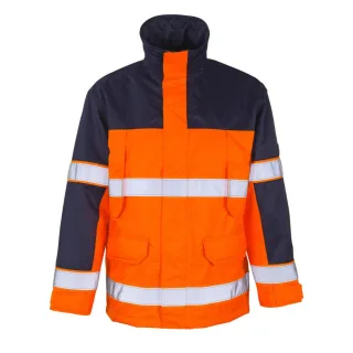 MASCOT Savona Parka SAFE IMAGE Hi-vis Orange / Marine M - 00930-880-141-M