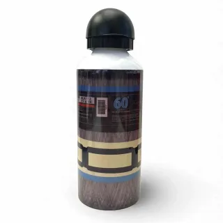 FIREBOTTLE "CFK Atemluftflasche" | Trinkflasche 600ml mit zwei Verschlüssen & Karabiner