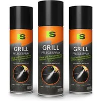 Spraytive 3x 500ml BBQ Grill Pflegespray - Konserviert Grillroste, Pfannen & Co. Grillreiniger (Made in Germany)