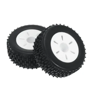 2PCS UDIRC 1805 1609 PRO 1/16 1/18 RC Car Parts Tires Wheels Rims F/R Vehicles Models Spare Accessories 1805-003/1806-00