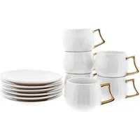 Mulex Kaffeeservice Porzellan-Mokkatassen – zeitlose Eleganz in drei exklusiven Designs