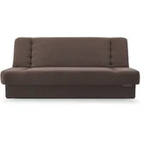 MOEBLO Schlafsofa Cyprus, Sofa Kippsofa Klappsofa Clic-Clack Couch für Wohnzimmer Federkern Sofagarnitur Polstersofa - 192x85x92 cm -, mit Bettkasten und Schlaffunktion