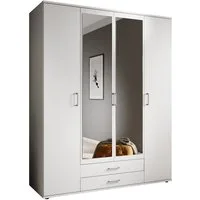 Pol-Power Kleiderschrank 159 x 196 x 54 cm (B/H/T)