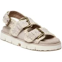 MOU Mou Damen Sandalen MOU-SW461003A NEW BIO # 02 - MIT SCHNALLE KREIDE Gr Sandale