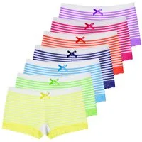 TEXEMP Panty 7 Damen Panty Panties Slips Microfaser Hotpants Unterwäsche Slip (Spar-Set, 7-St., 7er Pack) Mit Spitze