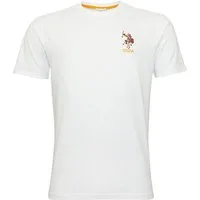 U.S. Polo Assn. T-Shirt T-Shirt Kurzarmshirt bunter Poloreiter (1-tlg., 1)