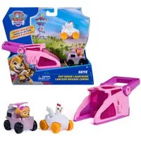 Spin Master Spielzeug-Auto PAW Patrol – Pup Squad Launcher mit Skye & Henrietta Fahrzeugen