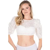 MarJo Dirndlbluse Dirndlbluse - KARLSTEIN - offwhite, schwarz
