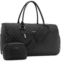 LuxusKollektion Reisetasche Sporttasche Damen wasserdicht mit Schuhfach & Nassfach, Handgepäck für