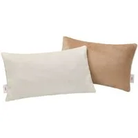 s.Oliver Dekokissen double soft Kissen s.Oliver, Kissenhüllen ohne Füllung, 2 Stück, mit samtig weicher Oberfläche