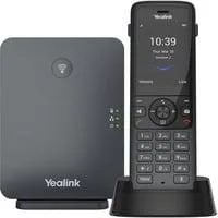 W78P, VoIP-Telefon schwarz, Basisstation mit Mobilteil