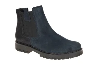 Gabor Damen Stiefeletten 72.720 - dark-blue elegant & extra weit
