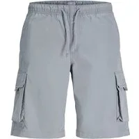 Jack & Jones Cargoshorts Moderner Casual Look Knielang Cargotaschen Lässiger Fit (1-tlg) JPSTCOLE IVAN TECH CARGO JOGGER SHORTS