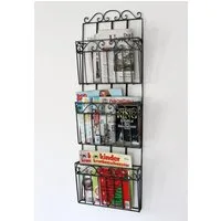 DanDiBo Zeitungsständer Wandregal 09911 Magazinhalter 101 cm Küchenregal Zeitungshalter