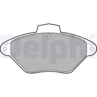 Delphi Bremsbel?ge vorne Citroen Xantia LP792