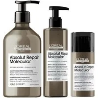 L'ORÉAL PROFESSIONNEL PARIS Haarpflege-Set L'Oréal Absolut Repair Molecular Shampoo Serum Leave-In Set, 3-tlg., reichhaltig