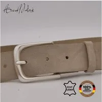 AnnaMatoni Ledergürtel AnnaMatoni Damen Ledergürtel in hochwertigem Velour Leder 4cm