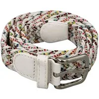 Adel Accessoires Flechtgürtel Unisex Flechtgürtel – Elastisch, 3,5 cm breit, in 15 Farben Dehnbar, ohne Lochsystem, individuell verstellbar
