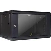 Wandgehäuse SMA-6406, IT-Schrank schwarz, 6HE