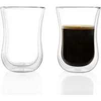 Stölzle Thermoglas Stölzle Lausitz Coffee 'N More I Thermogläser 230 ml 2er Set, Kristallglas