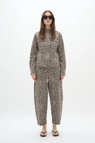Jeansjacke Tight fit Classic Leopard
