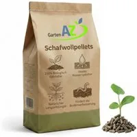 GartenAZ Universaldünger Schafwollpellets – 4kg– Natürlicher Langzeitdünger Bodenaktivator, Pellets