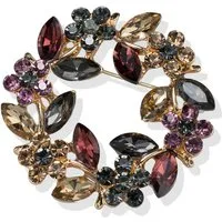Firetti Brosche Schmuck Geschenk Kupfer Ansteckschmuck Kranz