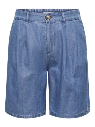 ONLY - ONLBEA HW LONG DNM SHORTS BJ medium blue denim - Gr. - XS