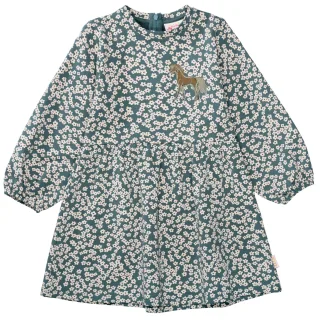 JETTE by STACCATO - Kleid pine green aop - Gr. - 110