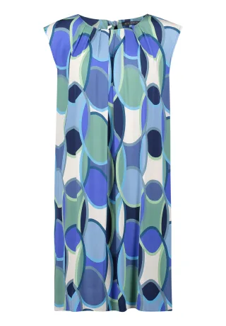 Betty Barclay - Freizeitkleid Blau/Grün - Gr. - 46