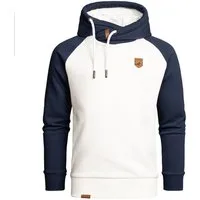Amaci&Sons Kapuzenpullover FONTANA Kapuzenpullover mit Kontrast