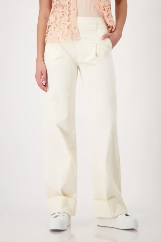 monari - Wide Leg Hose mit Bügelfalte marble - Gr. - 46