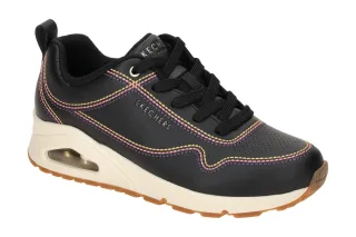 Skechers 177022 BLK Damen Sportliche Halbschuhe in Schwarz - Air Cooled Memor...