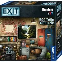 Kosmos Puzzle EXIT® Das Puzzle Die drei ??? Toteninsel, 500 Puzzleteile, Made in Germany