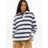 Tommy Jeans Sweatshirt TJW RLX S-FLAG STRIPE RUGBY EXT