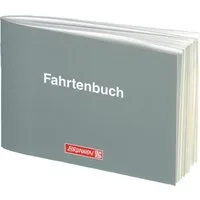 BRUNNEN Formularblock Formularbuch Fahrtenbuch A6 40 Blatt farbig sortiert