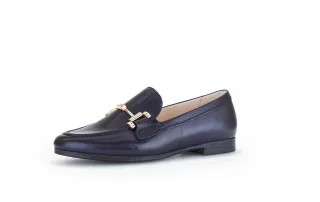 pius gabor - Slipper Glattleder blau blau - Gr. - 3.5 UK