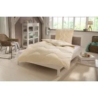 OTTO home Naturfaserbettdecke Baumwolle 60 °C, Bettdecke 135x200 cm, 155x220 cm, 200x200 cm, Füllung: 100% Baumwolle, Bezug: 100% Baumwolle, Bettdecken, Sommer, Winter, 4 Jahreszeiten, Decke, Made in Germany
