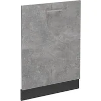 Vicco Frontblende R-Line, Beton/Anthrazit, 60 cm ohne Arbeitsplatte (1 St)